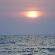 Закат солнца на море